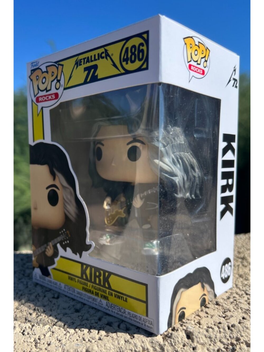 Funko Pop Rocks: Metalica 72 - Kirk (#486, NEW)